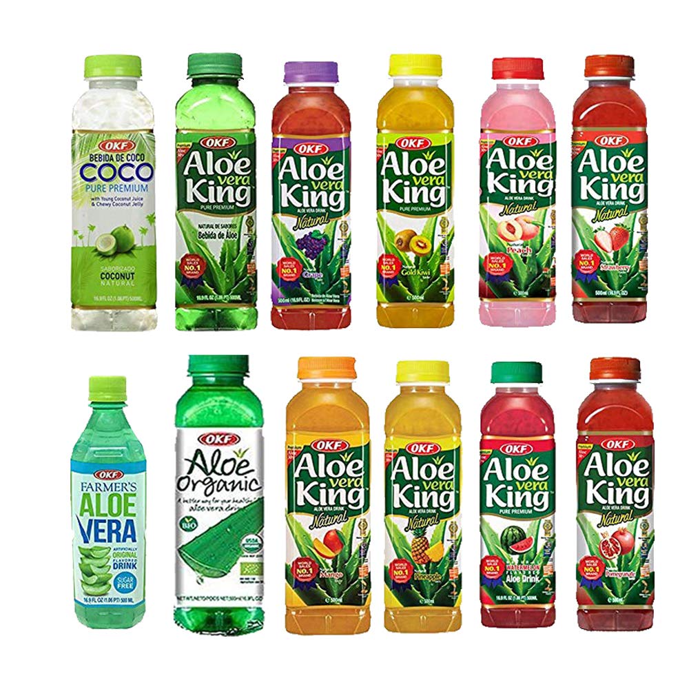 OKF Aloe Vera King Drink Aloe Vera Juice (12 Flavors) (Pack of 12) – Shop  Via Express