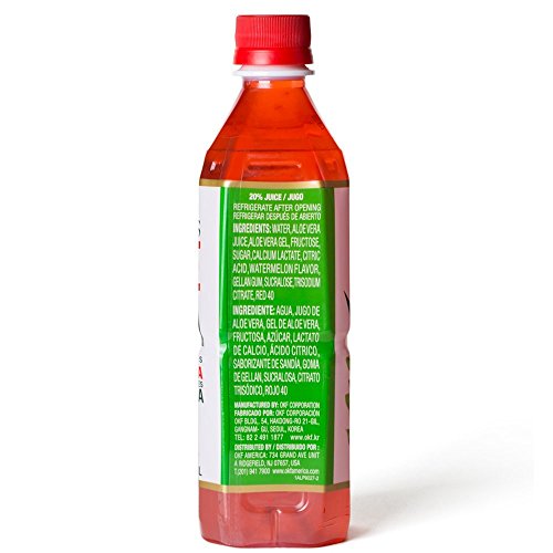 OKF Aloe Vera Watermelon Drink, 16.9 Ounce  Shop Via Express