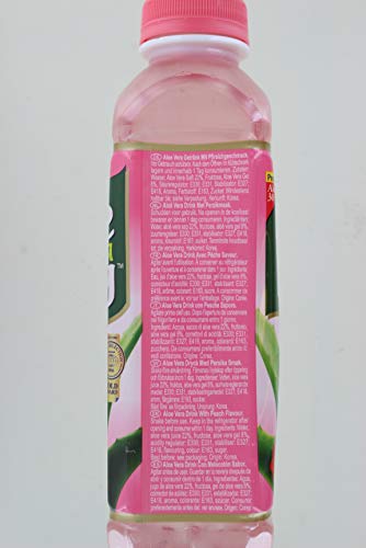 OKF Aloe Vera King Drink, Peach, 16.9 Fluid Ounce (Pack of 20)  Shop Via  Express