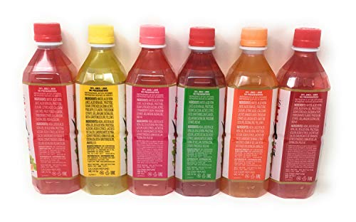 OKF Aloe Vera Drink in 16.9 Ounce Bottles (6 Flavor Variety Pack with –  Shop Via Express