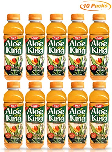 aloe vera king mango Okf Aloe Vera King Mango Drink, 16.9oz (Pack of 10) – Shop Via Express