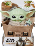 Mattel Star Wars Grogu Plush 10-inch Toy, Character Figure with Soft Body, Sounds & Carrier, Inspired by Star Wars The Mandalorian