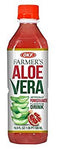 OKF Aloe Vera Drink in 16.9 Ounce Bottles (Pomegranate, 6 Pack)