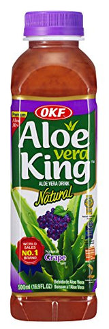 Aloe Vera King Juice Grape, 16.9-Ounce (Pack of 20)