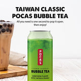 Pocas Bubble Tea with Tapioca Pearls, Honeydew (Pack of 8, 16.5 oz)
