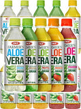 Farmer's Aloe Vera Variety Pack - Original, Mango, Coco, Fresa/Strawberry, Pina/Pineapple Drinks, 16.9 Fl Oz (Pack of 10, Total of 169 Oz)