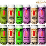 POCAS BUBBLE TEA, Classic Taiwan Style Milk Tea with Tapioca Pearls. Ready to serve boba tea, World’s best tasting Boba Tea.16.5FL OZ (Variety Pack, 12)