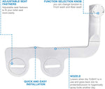 Slim New Dual Nozzle Bidet Attachment (Hot and Cold) ) Option