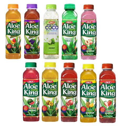 OKF Aloe Vera King Drink (10 flavor variety pack, 10)