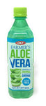 OKF Aloe Vera Farmers Sugar free - Healthy Edition, Aloe Vera Juice with Chewable Aloe Pulp 16.9 Fluid Ounce (Sugar Free)
